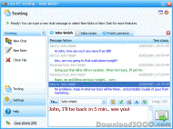 easy PC texting screenshot